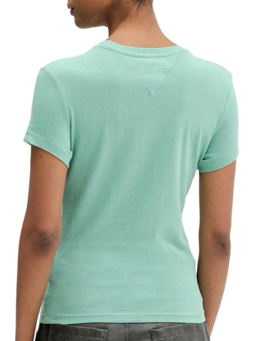 T-Shirt Slim Femme Tommy Hilfiger Logo - Kiabi T-Shirt Slim Femme Tommy Hilfiger Logo - Kiabi