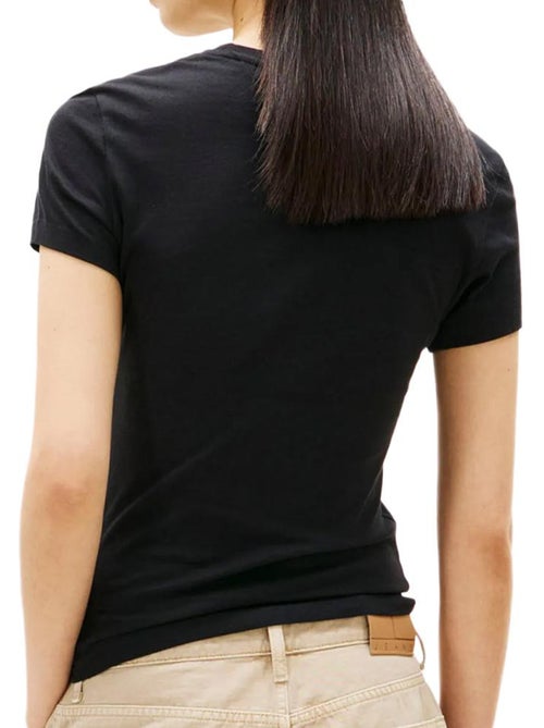 T-shirt slim femme tommy hilfiger - Kiabi