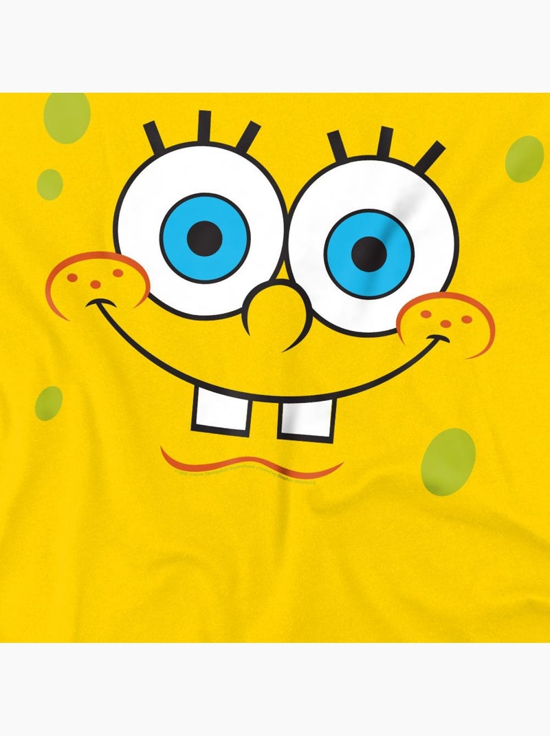 T-shirt smiling - bob l'éponge Jaune - Kiabi