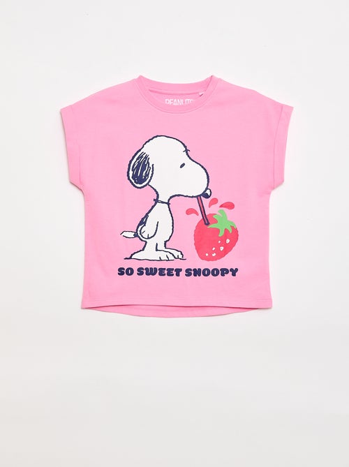 T-shirt 'Snoopy' à manches courtes - Kiabi