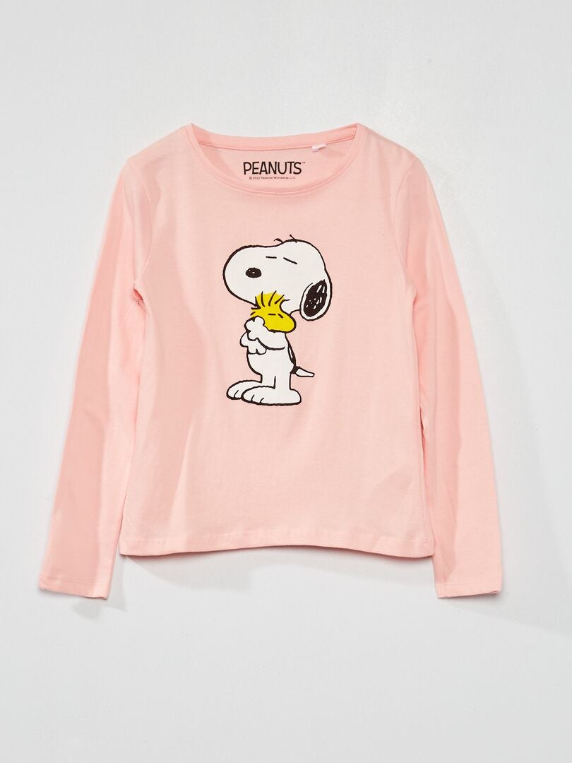 T-shirt 'Snoopy' en jersey Rose - Kiabi