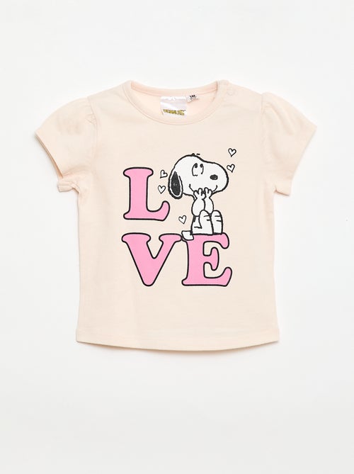 T-shirt 'Snoopy' manches courtes - Kiabi