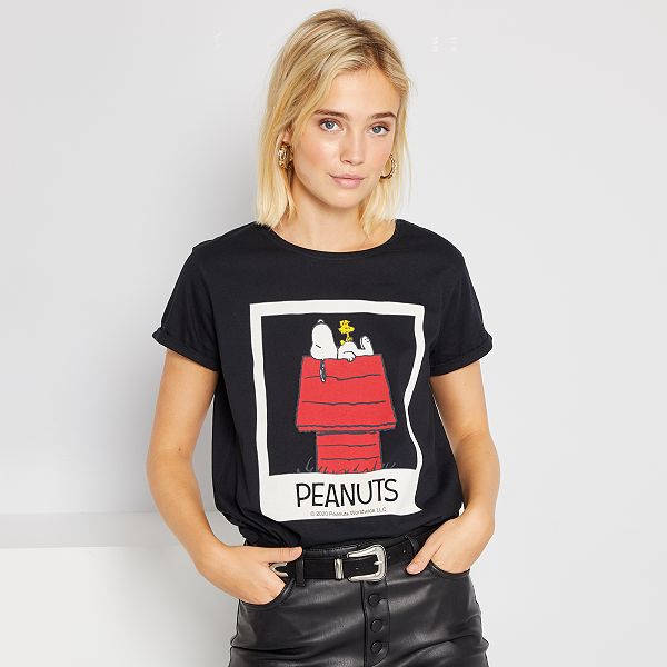 t shirt snoopy femme