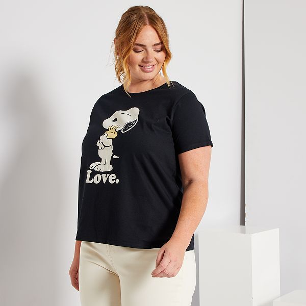 t shirt snoopy femme