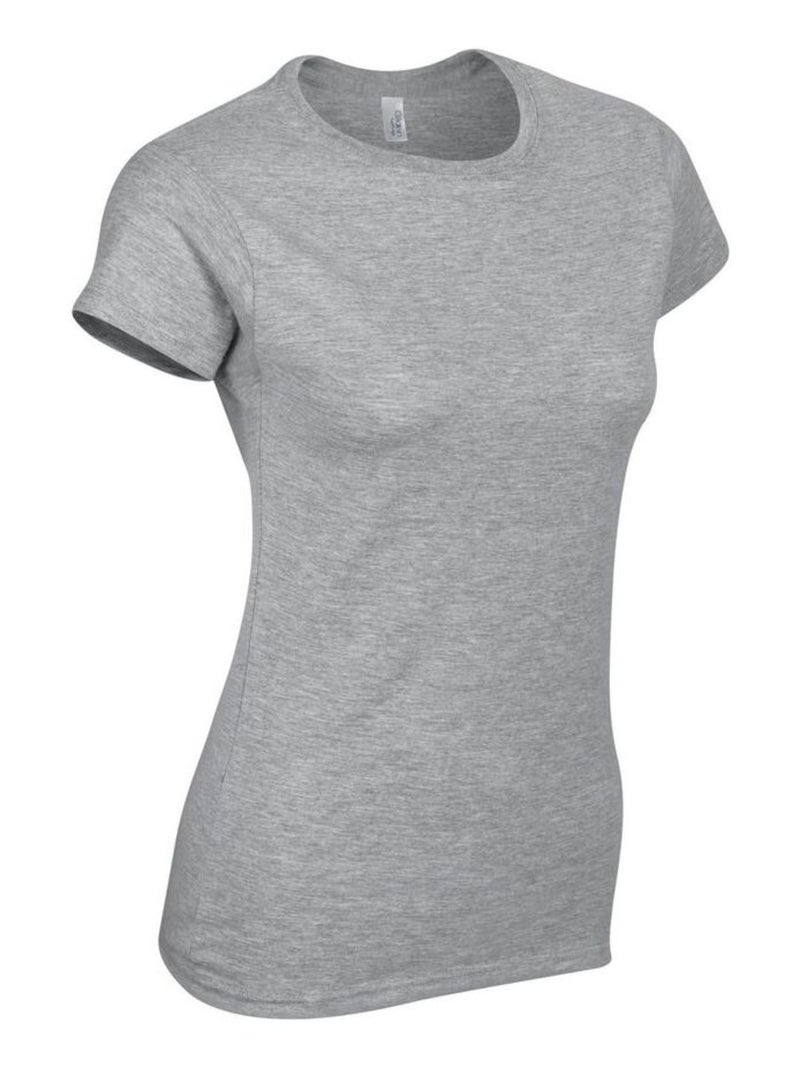 T-shirt softstyle - gildan Gris - Kiabi