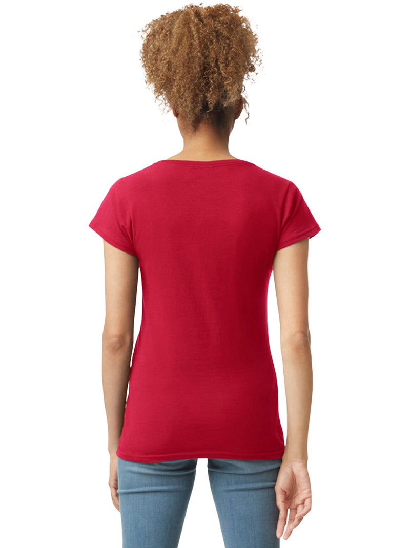 T-shirt softstyle - gildan Rouge clair - Kiabi