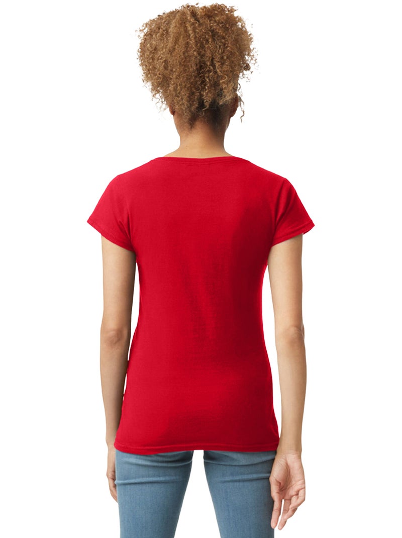T-shirt softstyle - gildan Rouge - Kiabi