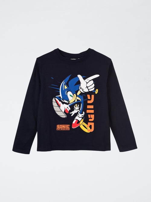 T-shirt 'Sonic' à manches longues - Kiabi