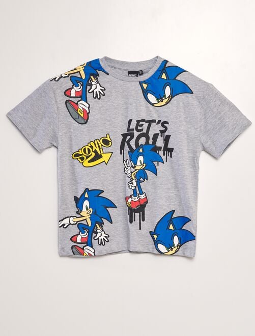 T-shirt 'Sonic' manches courtes - Kiabi