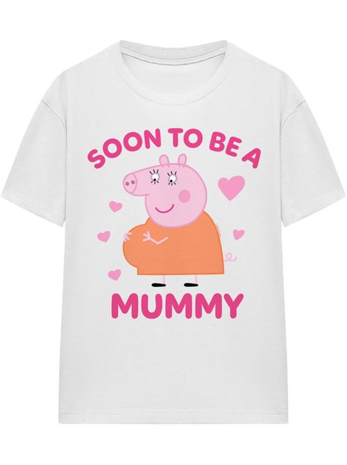 T-shirt soon to be - peppa pig - Kiabi