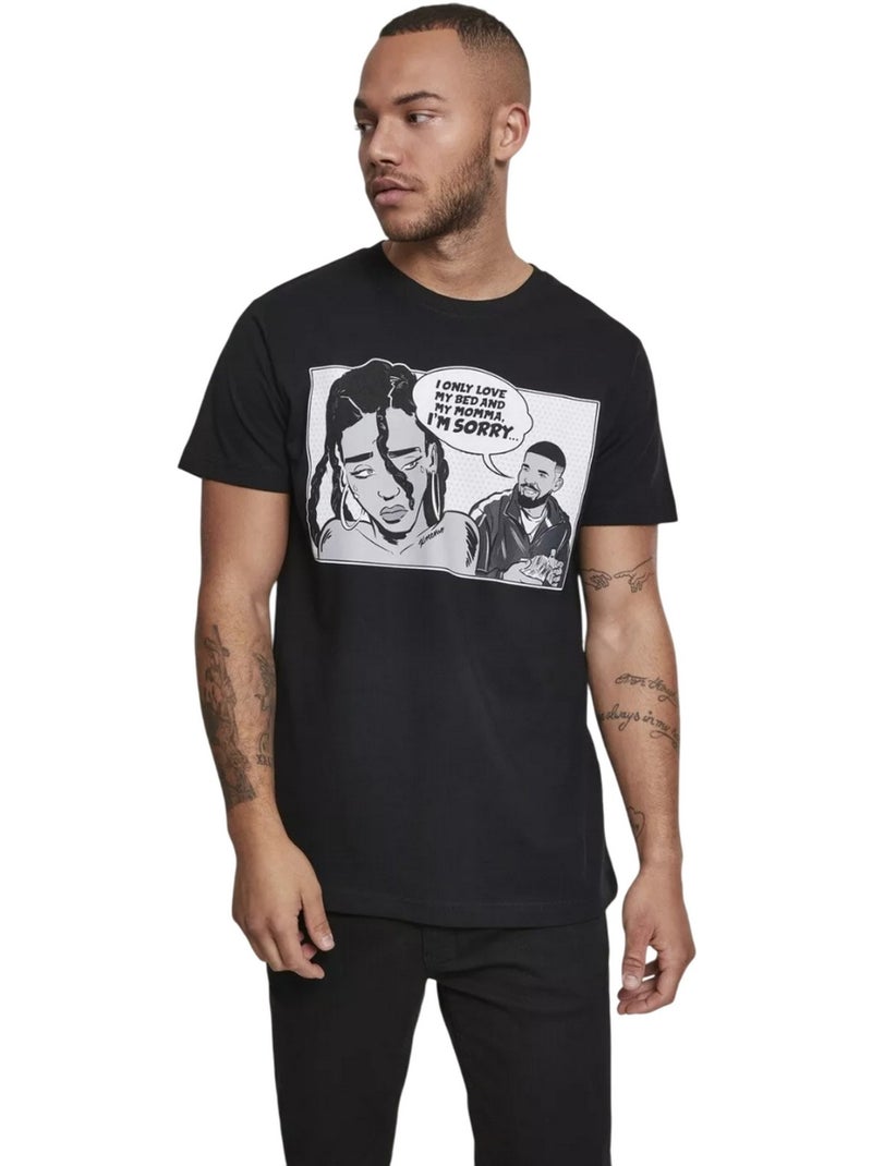 T-shirt sorry - mister tee Noir - Kiabi