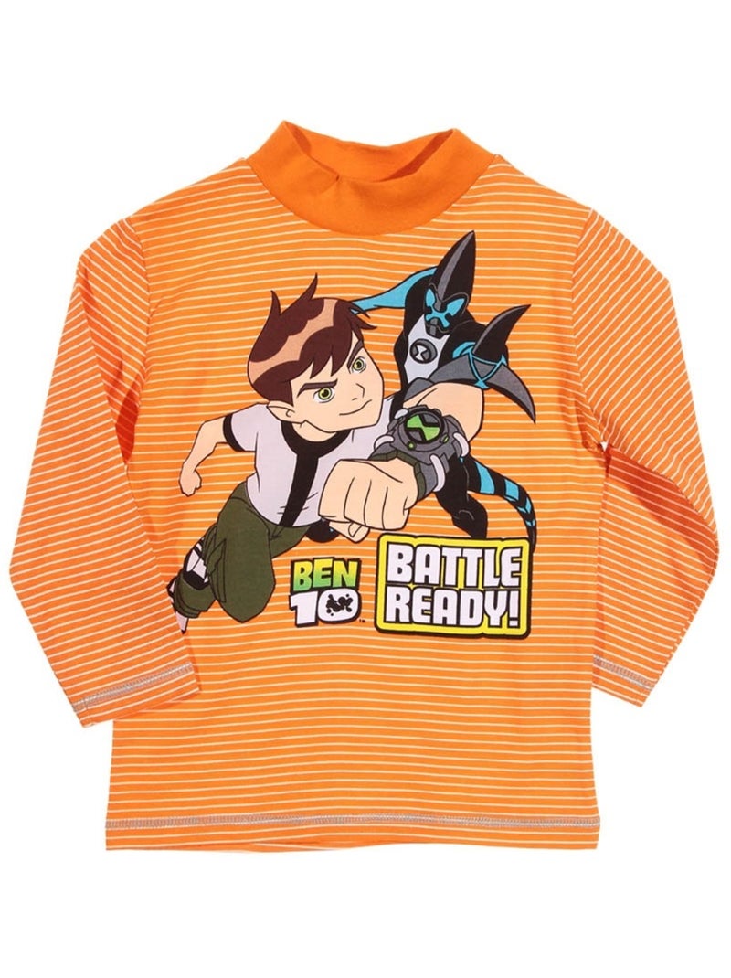T-shirt sous pull manches longues Ben 10 Orange - Kiabi