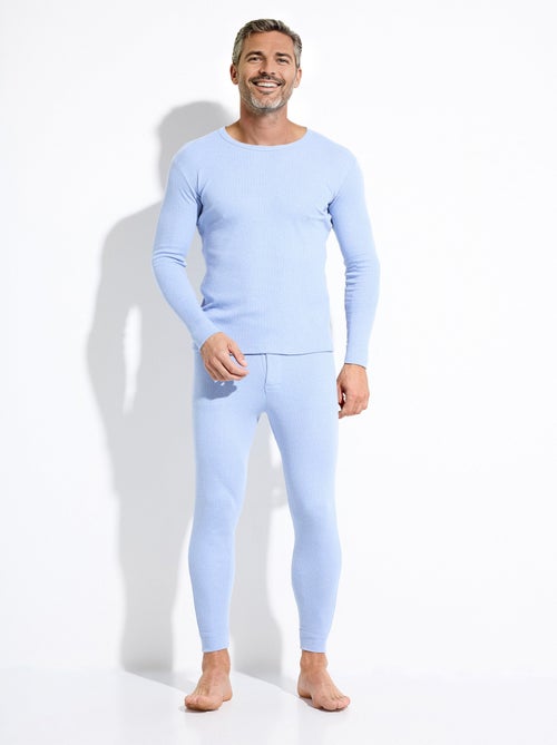 T-shirt sous-vêtement chaud col rond manches longues - Kiabi