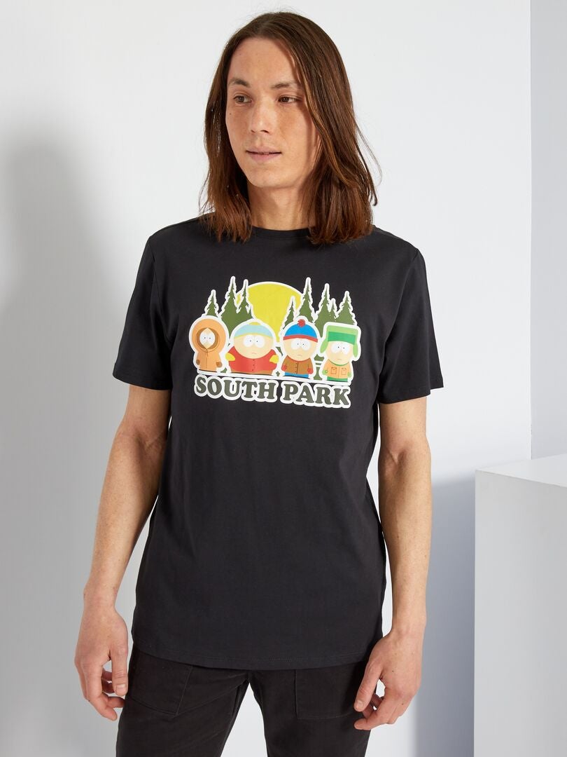 T-shirt 'South Park' en jersey noir - Kiabi