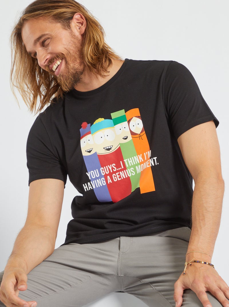 T-shirt 'South Park' en maille jersey noir - Kiabi