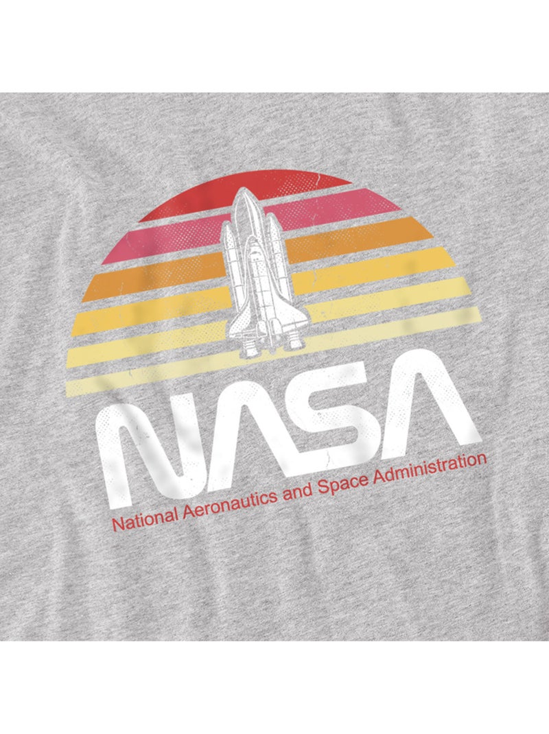 T-shirt space camp - nasa Gris clair - Kiabi