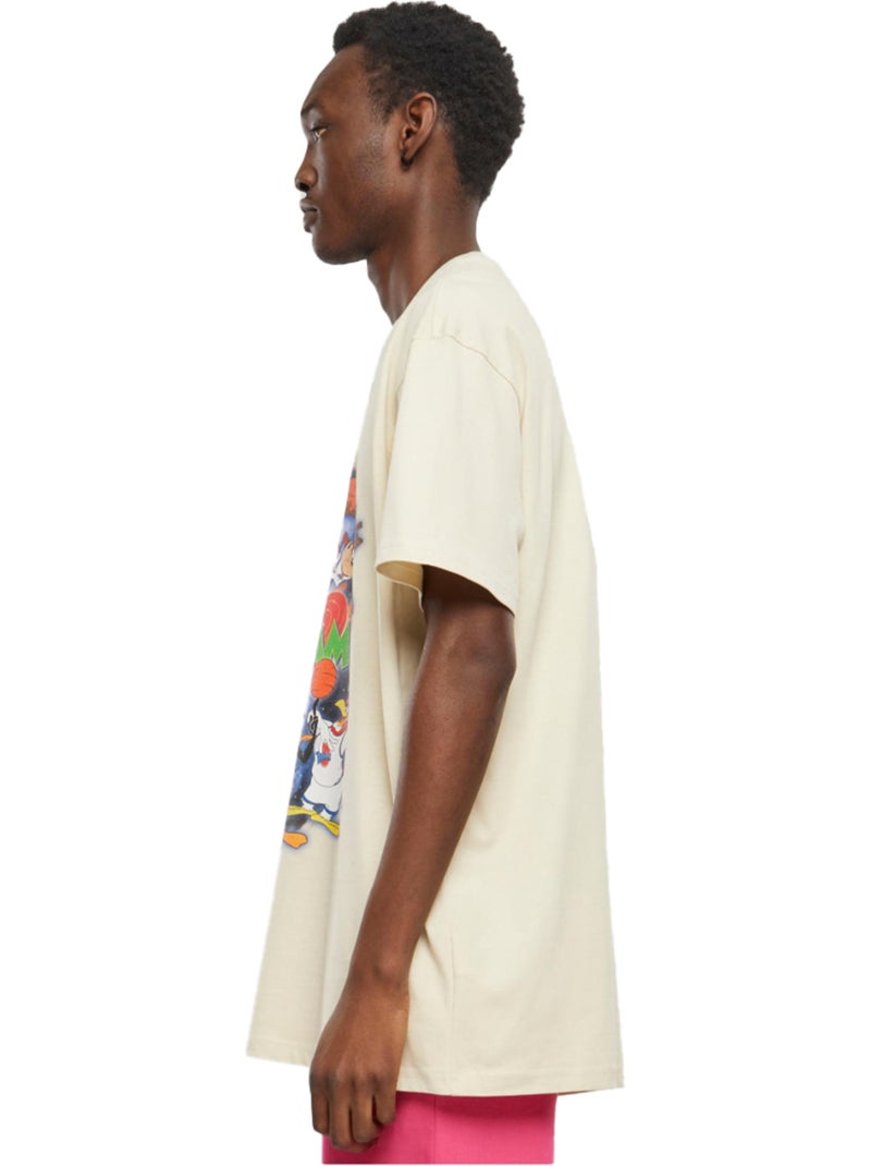 T-shirt space jam teamwork - mister tee Beige - Kiabi