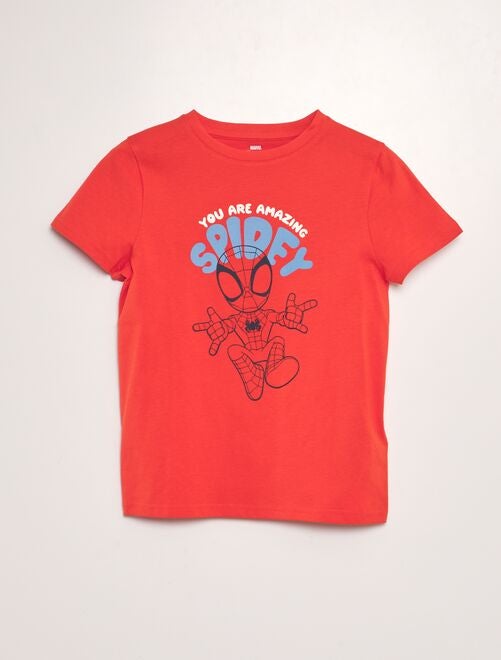 T-shirt 'Spider-Man' à col rond - Kiabi