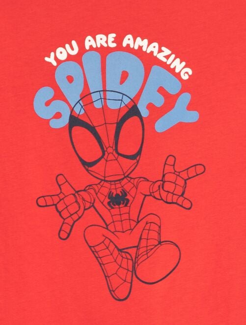 T-shirt 'Spider-Man' à col rond - Kiabi