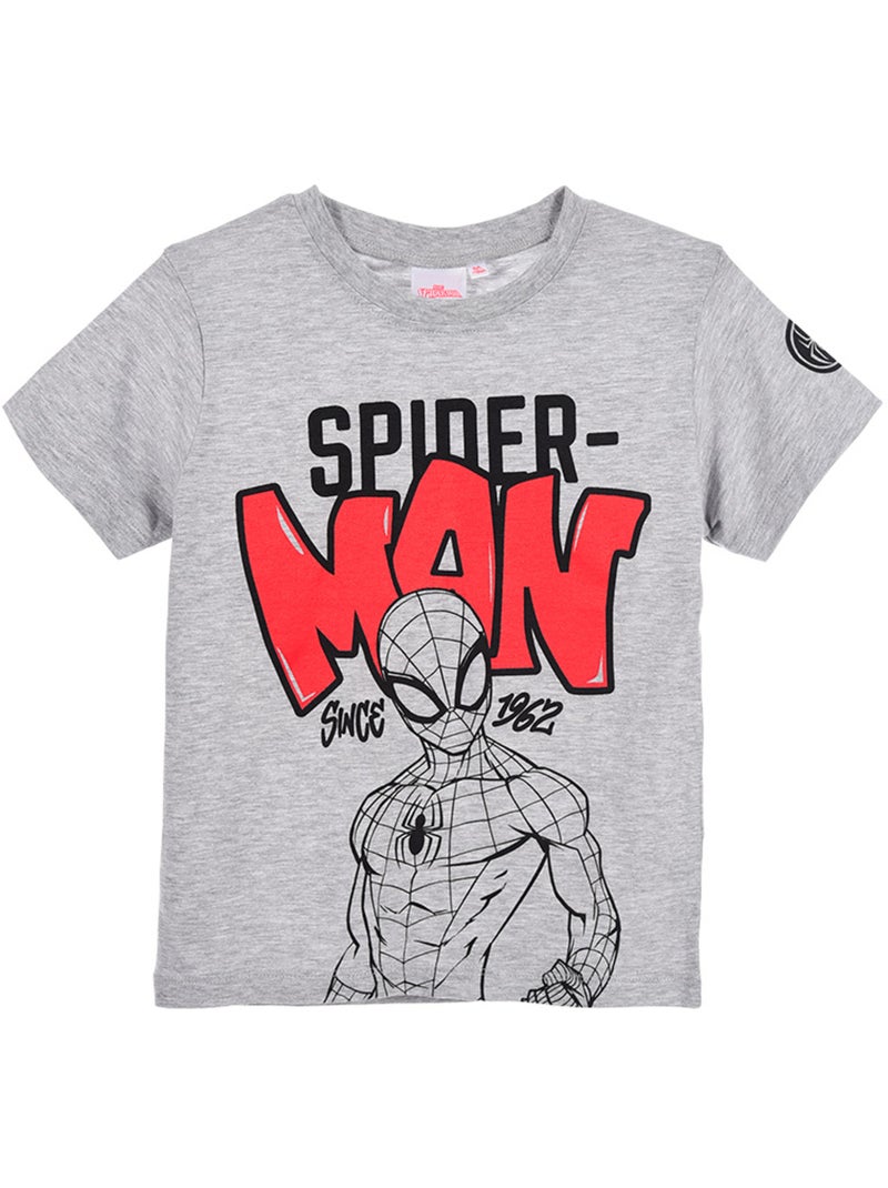 T-shirt Spider-Man  | Licence Officielle Gris - Kiabi