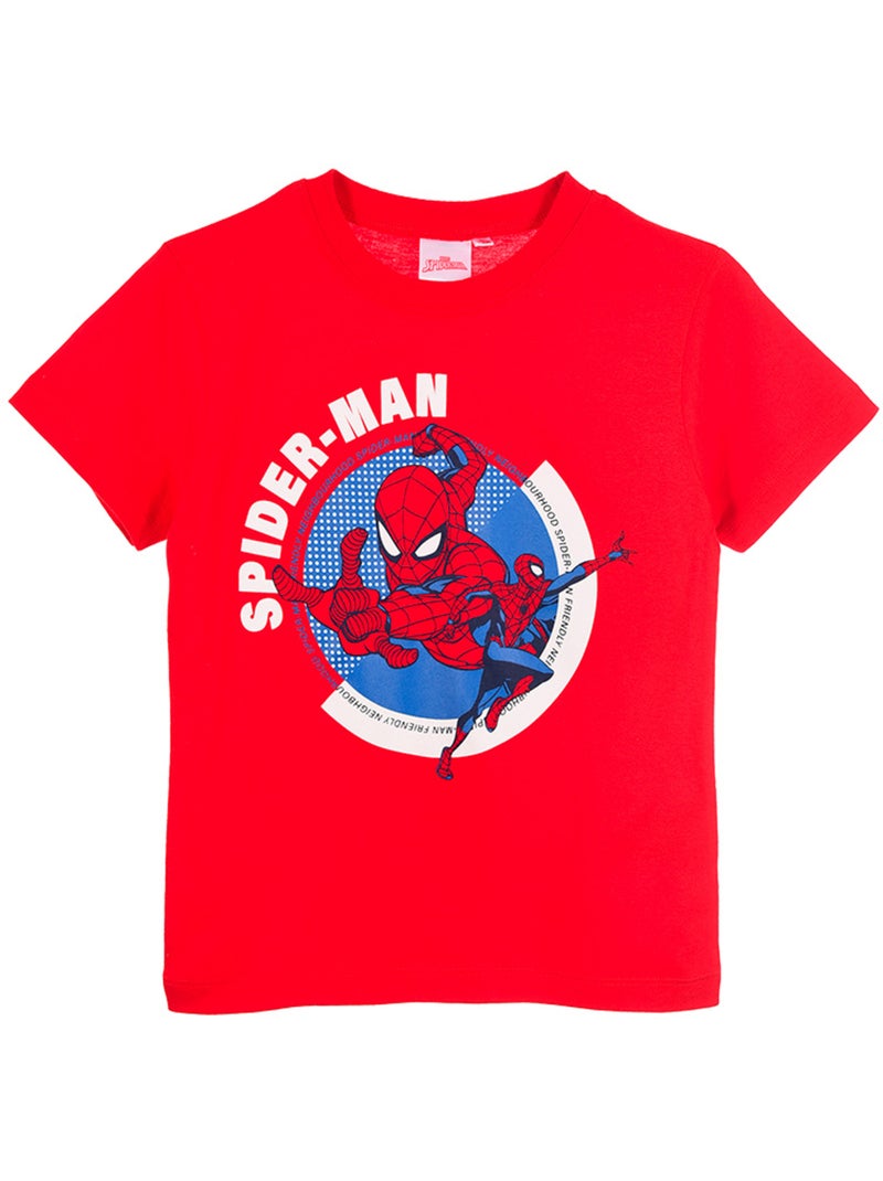 T-shirt Spider-Man  | Licence Officielle Rouge - Kiabi