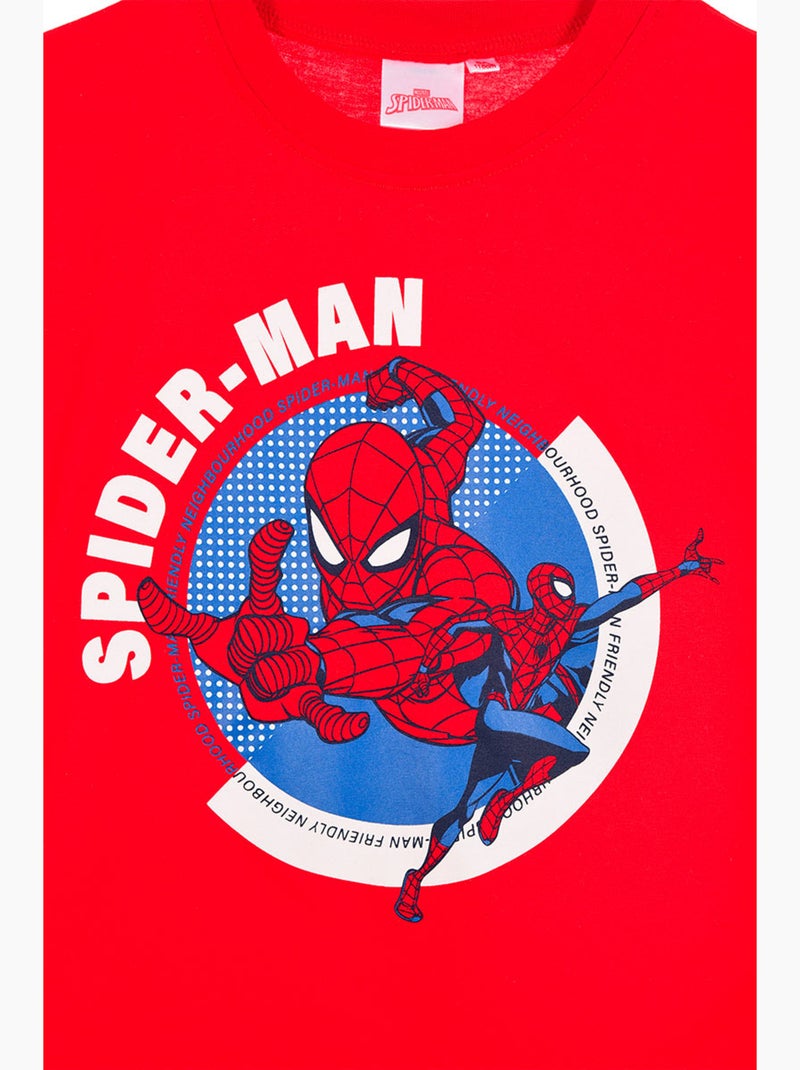 T-shirt Spider-Man  | Licence Officielle Rouge - Kiabi