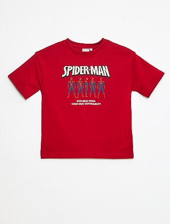T-shirt 'Spider-Man' 'Marvel' manches courtes