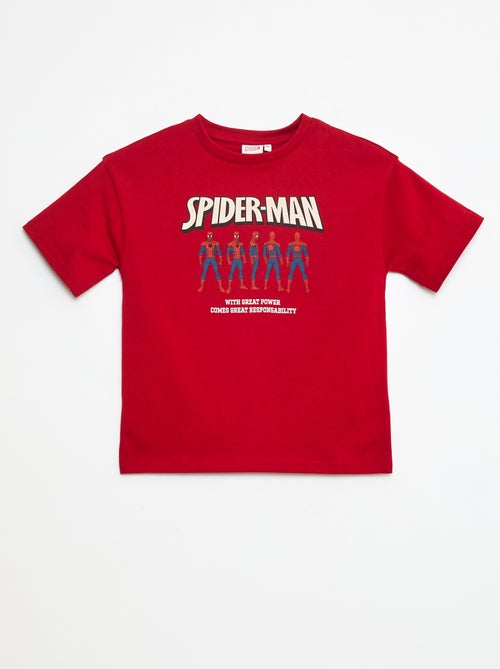 T-shirt 'Spider-Man' 'Marvel' manches courtes - Kiabi