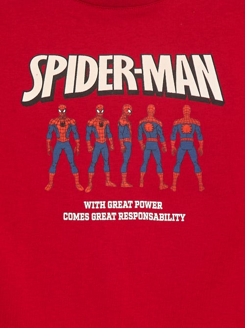 T-shirt 'Spider-Man' 'Marvel' manches courtes - Kiabi