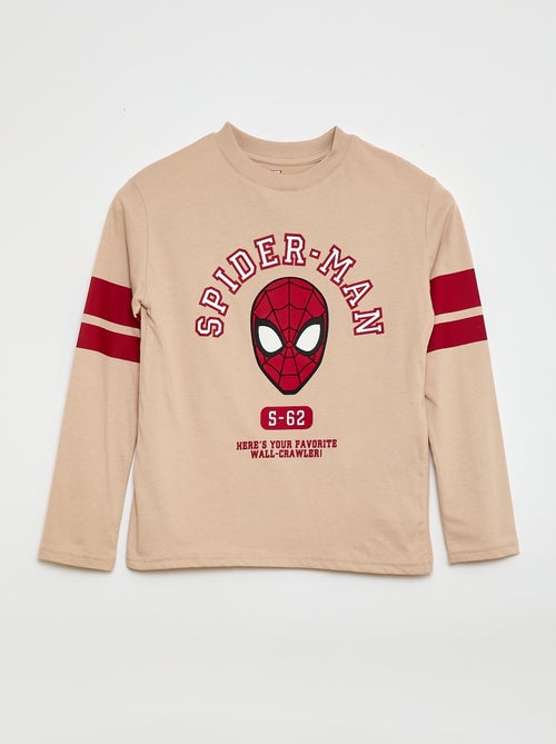 T-shirt 'Spider-Man' 'Marvel' manches longues - Kiabi