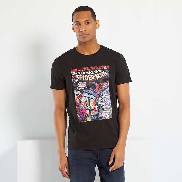 t shirt spiderman homme