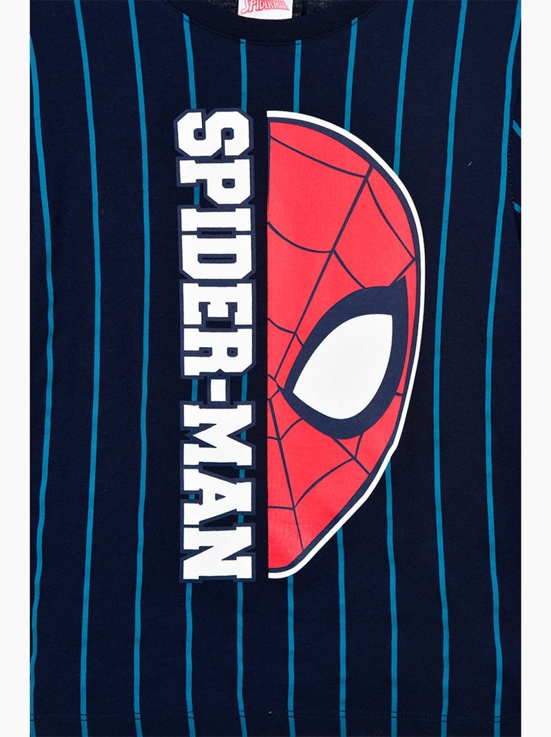 T-Shirt Spiderman| Licence Officielle Bleu - Kiabi