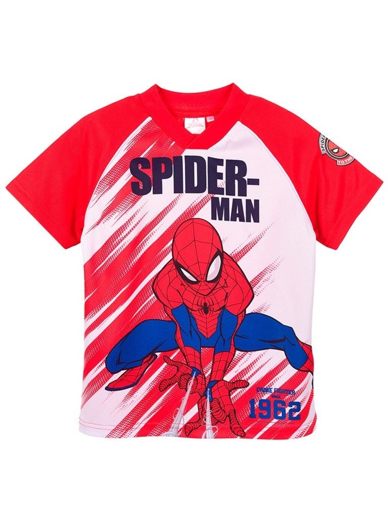 T-Shirt Spiderman| Licence Officielle Rouge - Kiabi