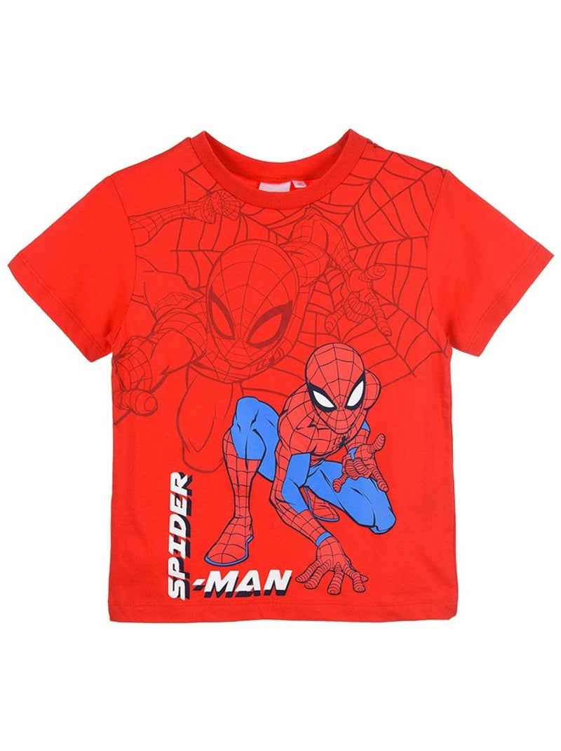 T-Shirt Spiderman| Licence Officielle Rouge - Kiabi
