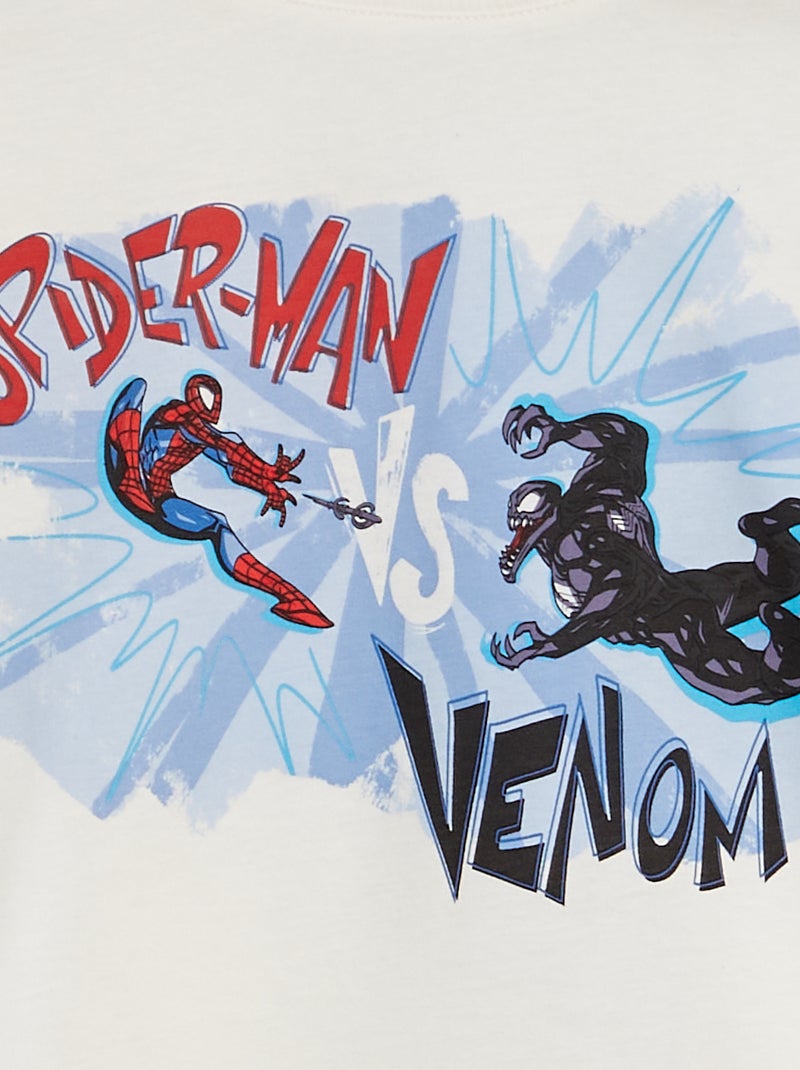 T-shirt 'Spiderman' 'Marvel' Beige - Kiabi