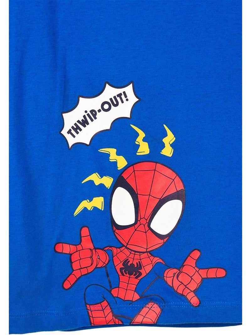 T-Shirt Spidey| Licence Officielle Bleu - Kiabi
