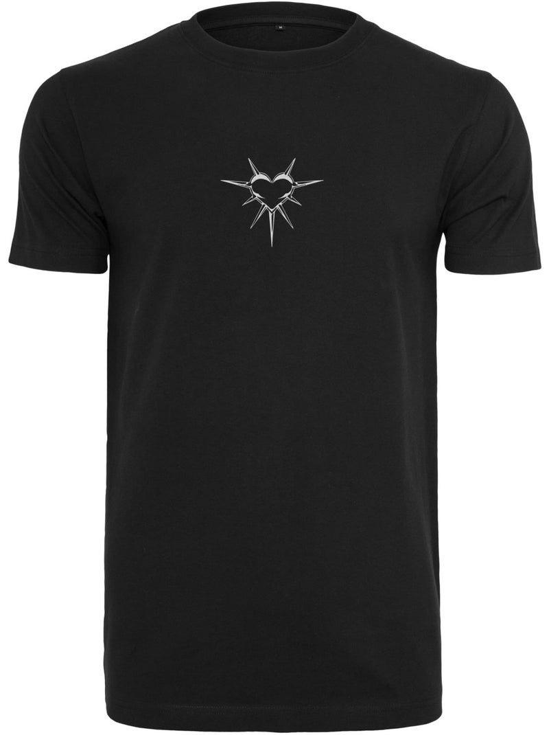 T-shirt spike heart - mister tee Noir - Kiabi