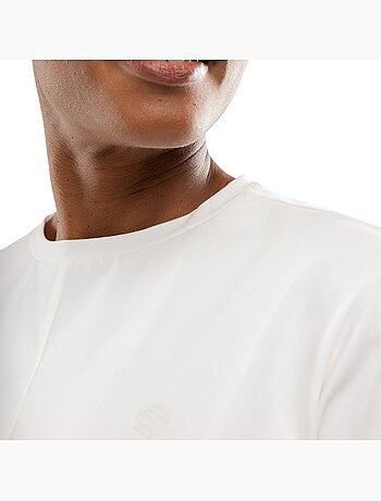 T-shirt sport à nœud torsadé femme fitness femme space