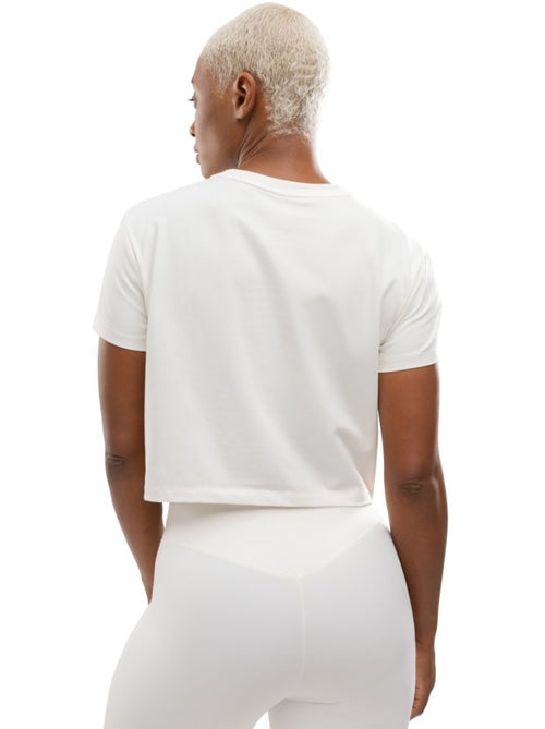 T-shirt sport à nœud torsadé femme fitness femme space - Kiabi T-shirt sport à nœud torsadé femme fitness femme space - Kiabi
