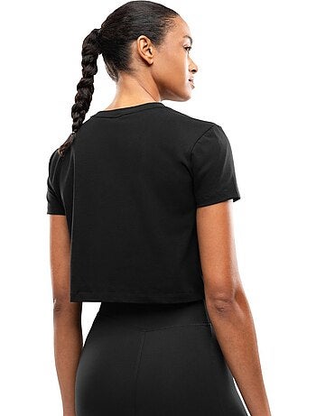 T-shirt sport à nœud torsadé femme fitness femme space
