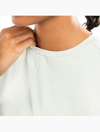 T-shirt sport à nœud torsadé femme fitness femme space