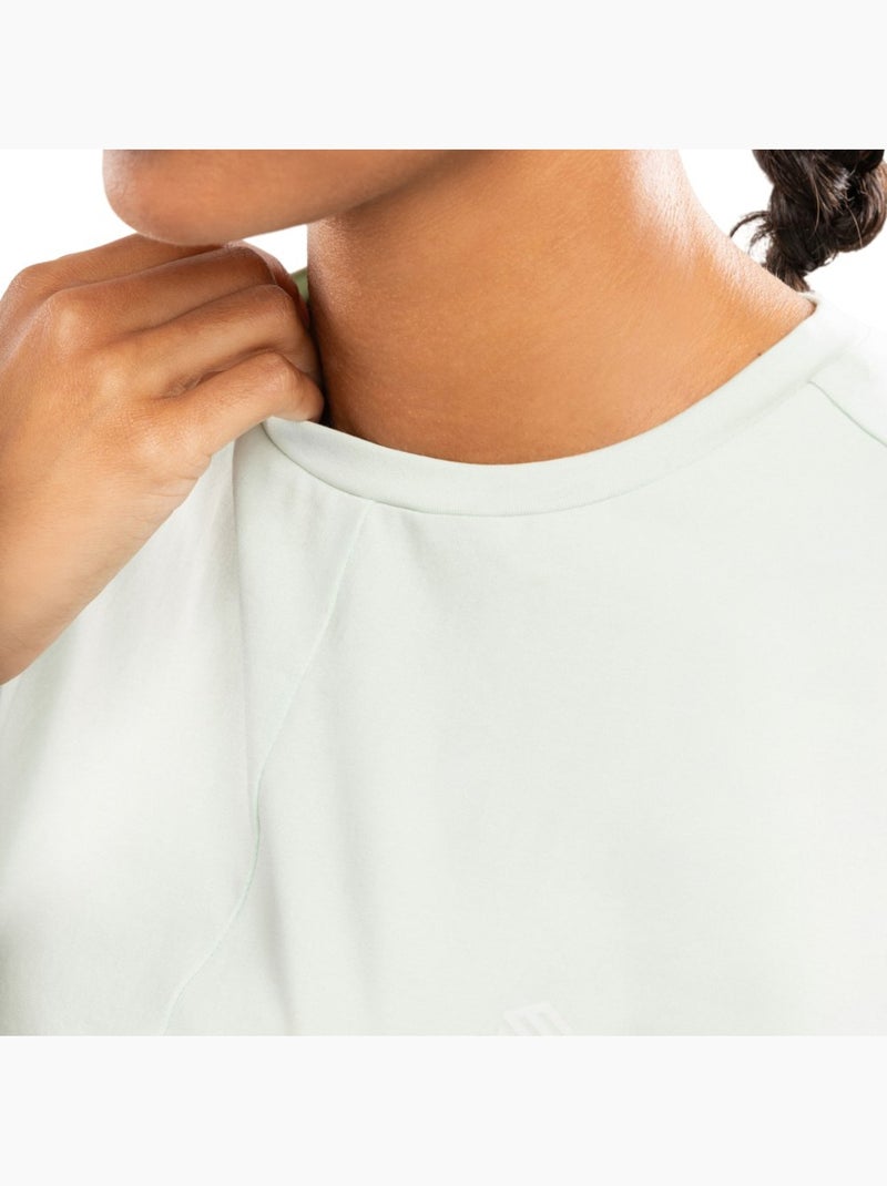 T-shirt sport à nœud torsadé femme fitness femme space Vert - Kiabi