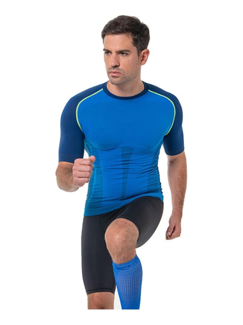 T-shirt sport en polypropylène, Daiky Bleu azur - Kiabi