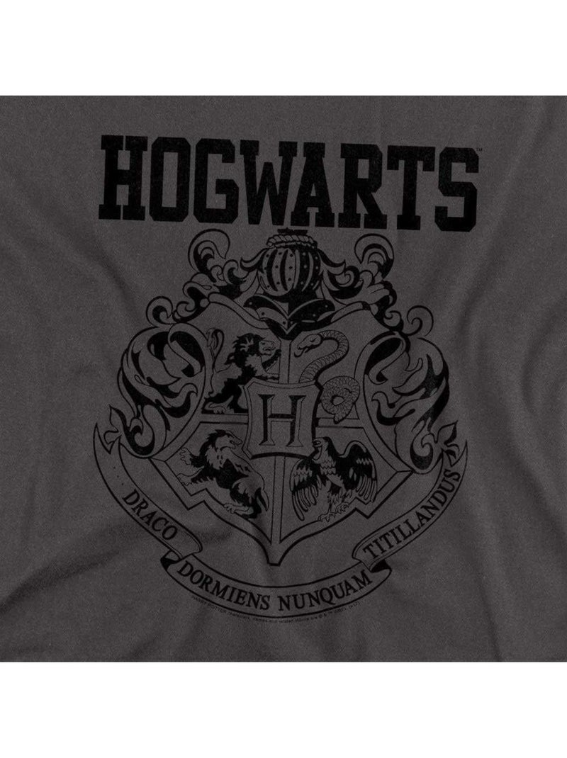 T-shirt sport motif/style poudlard - harry potter Gris Gris anthracite - Kiabi