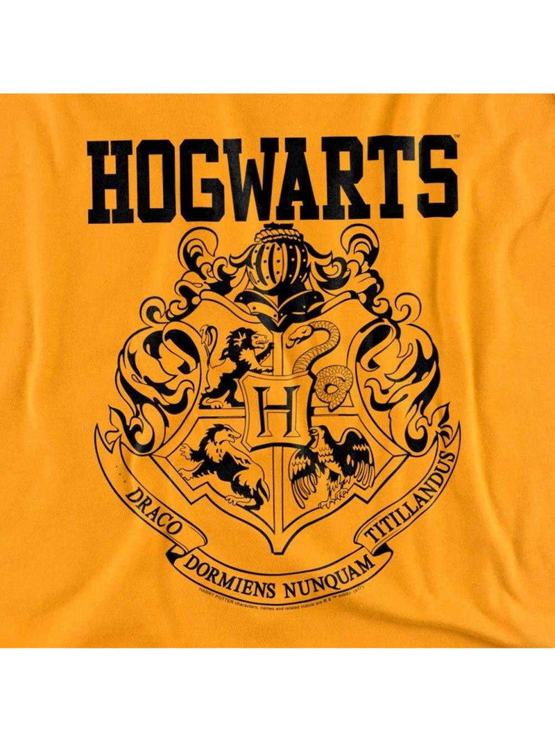 T-shirt sport motif/style poudlard - harry potter Jaune or - Kiabi