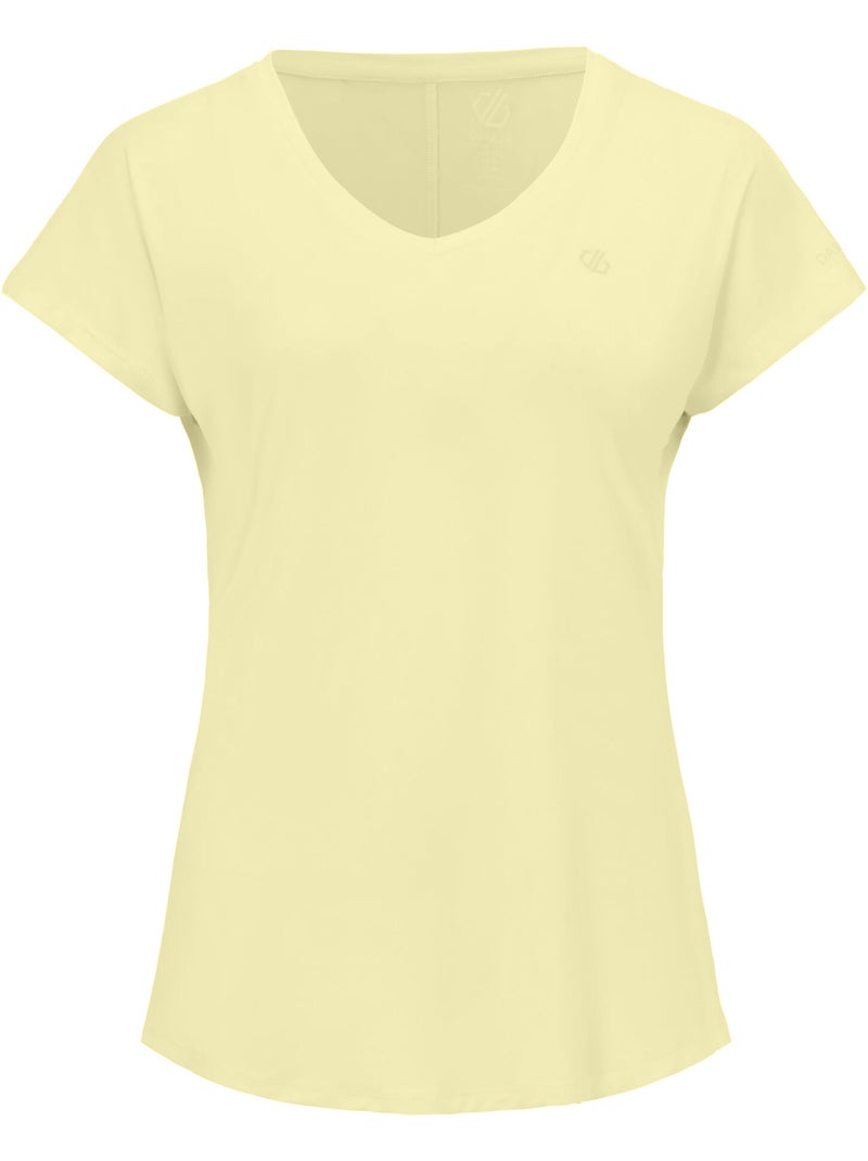 T-shirt sport vigilant - dare 2b Jaune pâle - Kiabi