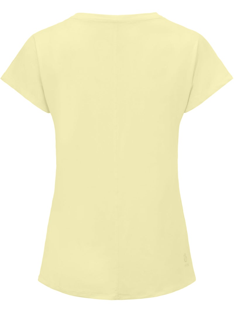 T-shirt sport vigilant - dare 2b Jaune pâle - Kiabi