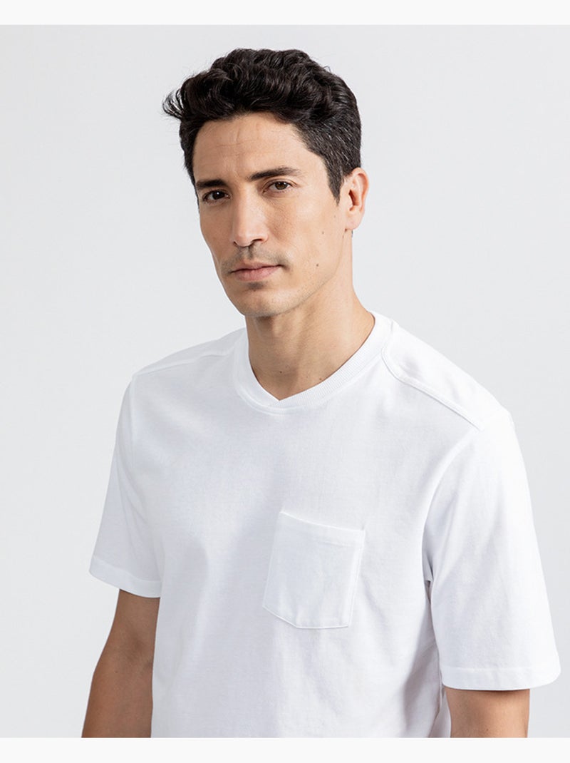 T-shirt spot   regular - new man Blanc - Kiabi