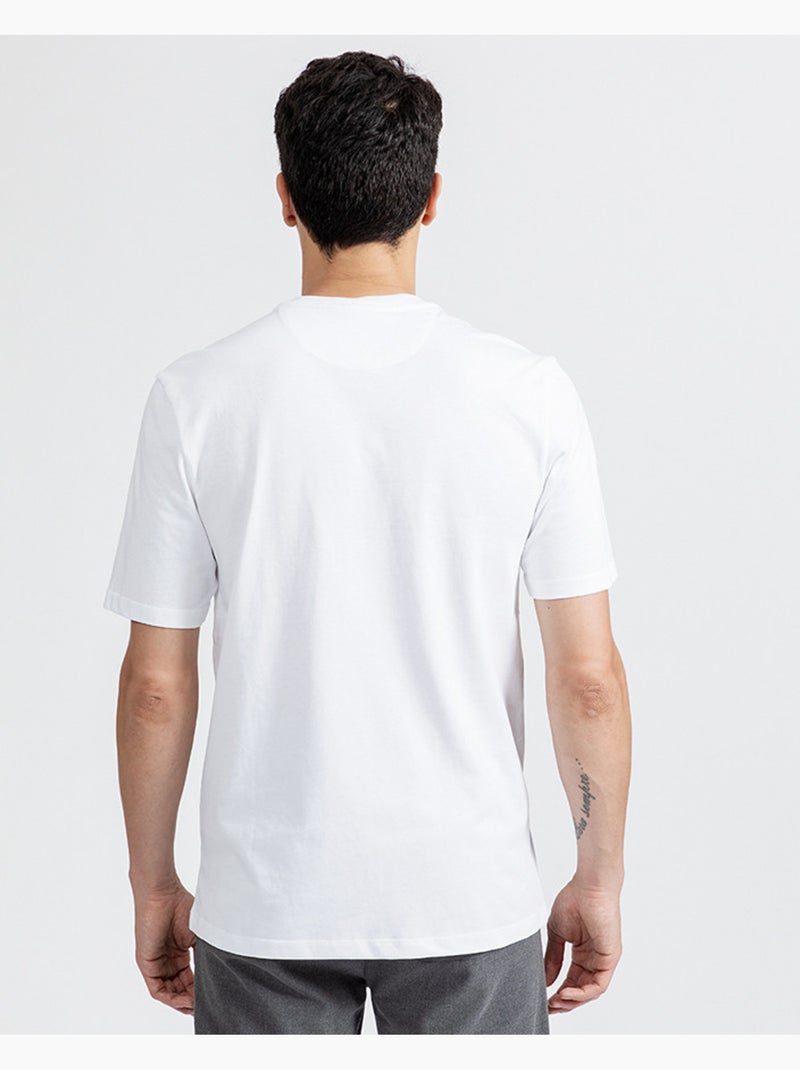 T-shirt spot   regular - new man Blanc - Kiabi