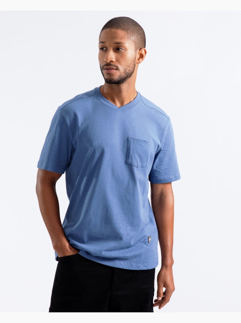 T-shirt Spot   Regular - New Man Bleu - Kiabi